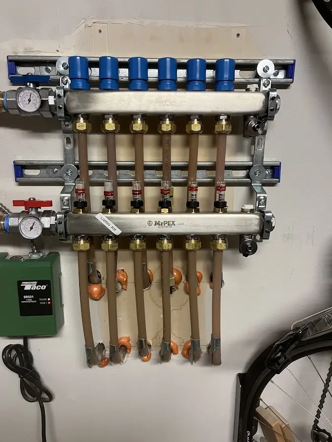 Plumber performing Leak Detection at a residential property in University